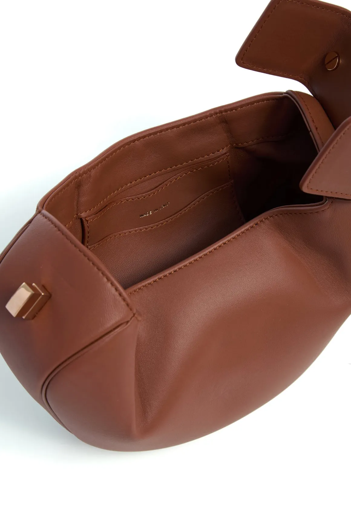 Demi Bag in Cognac Nappa Leather
