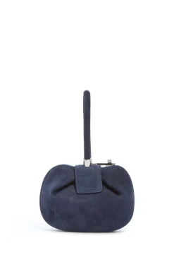 Demi Bag in Electric Navy Suede Corduroy