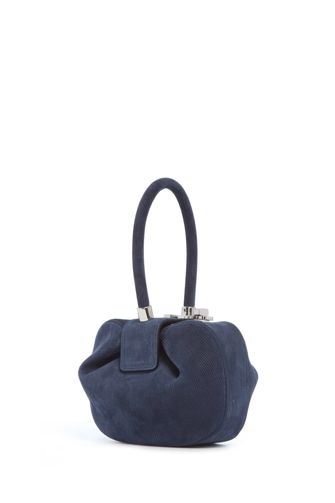Demi Bag in Electric Navy Suede Corduroy