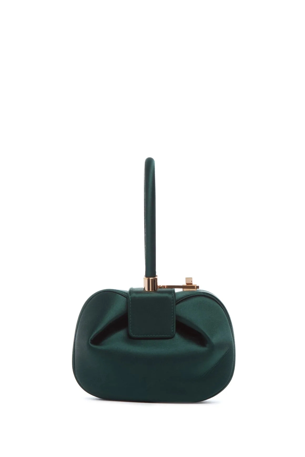 Demi Bag in Emerald Satin