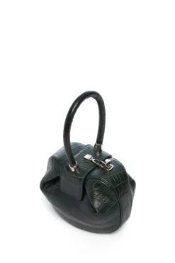 Demi Bag in Green Crocodile Leather