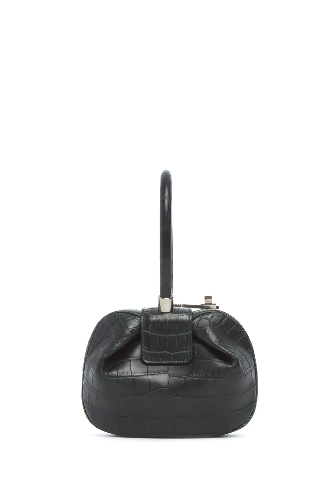 Demi Bag in Green Crocodile Leather