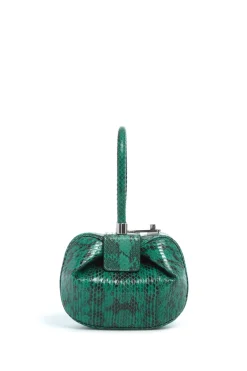 Demi Bag in Green Snakeskin