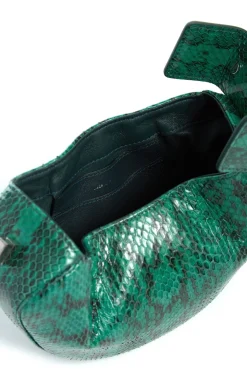 Demi Bag in Green Snakeskin