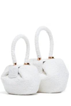 Demi Bag in Ivory Cashmere Boucle