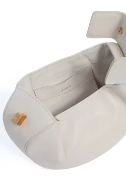 Demi Bag in Ivory Nappa Leather