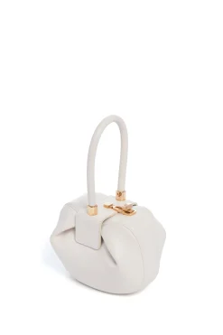 Demi Bag in Ivory Nappa Leather