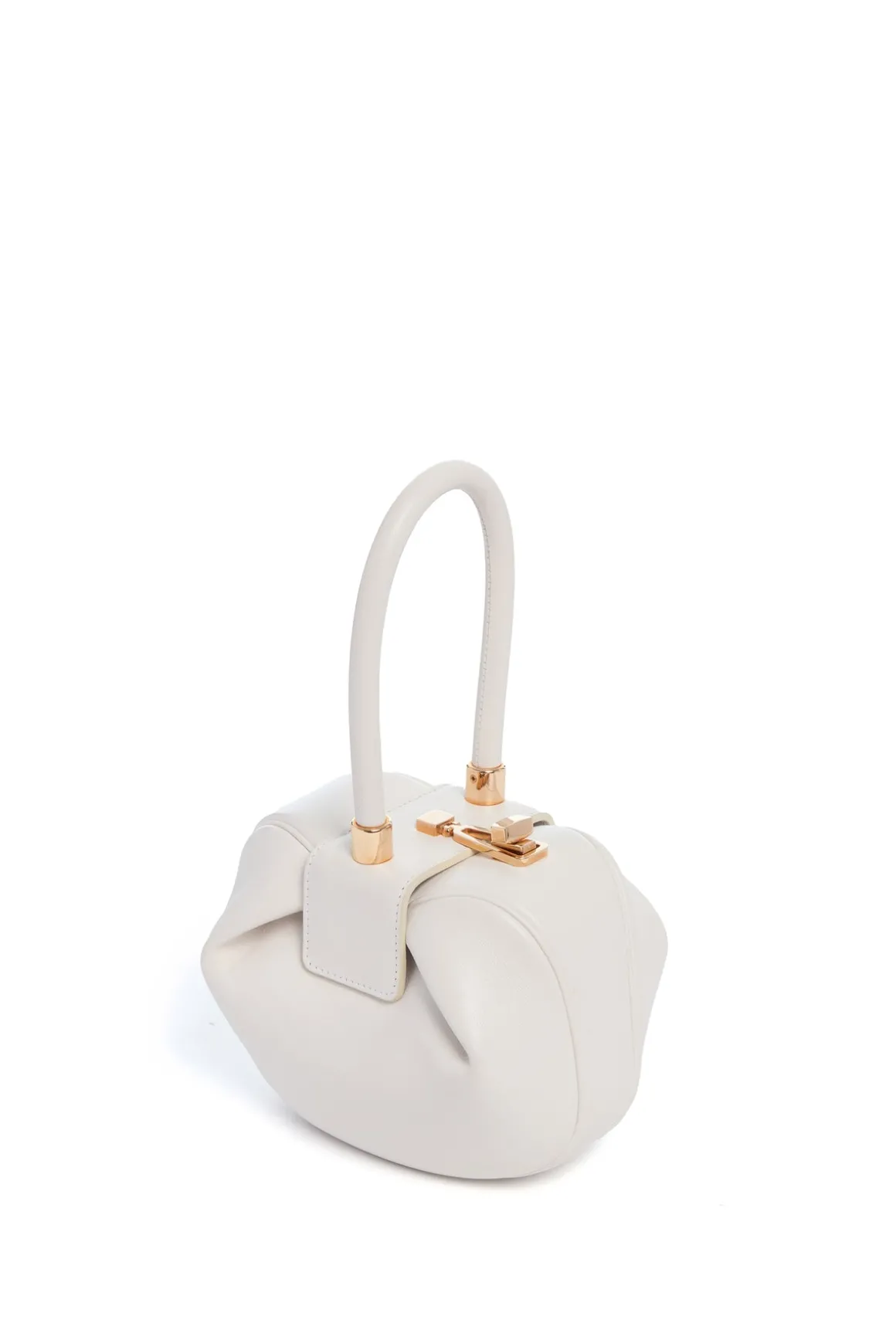 Demi Bag in Ivory Nappa Leather