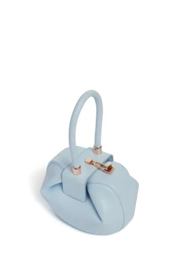 Demi Bag in Light Blue Nappa Leather