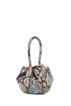 Demi Bag in Multi Snakeskin