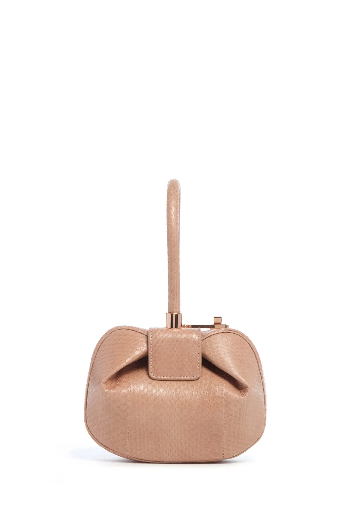 Demi Bag in Nude Snakeskin