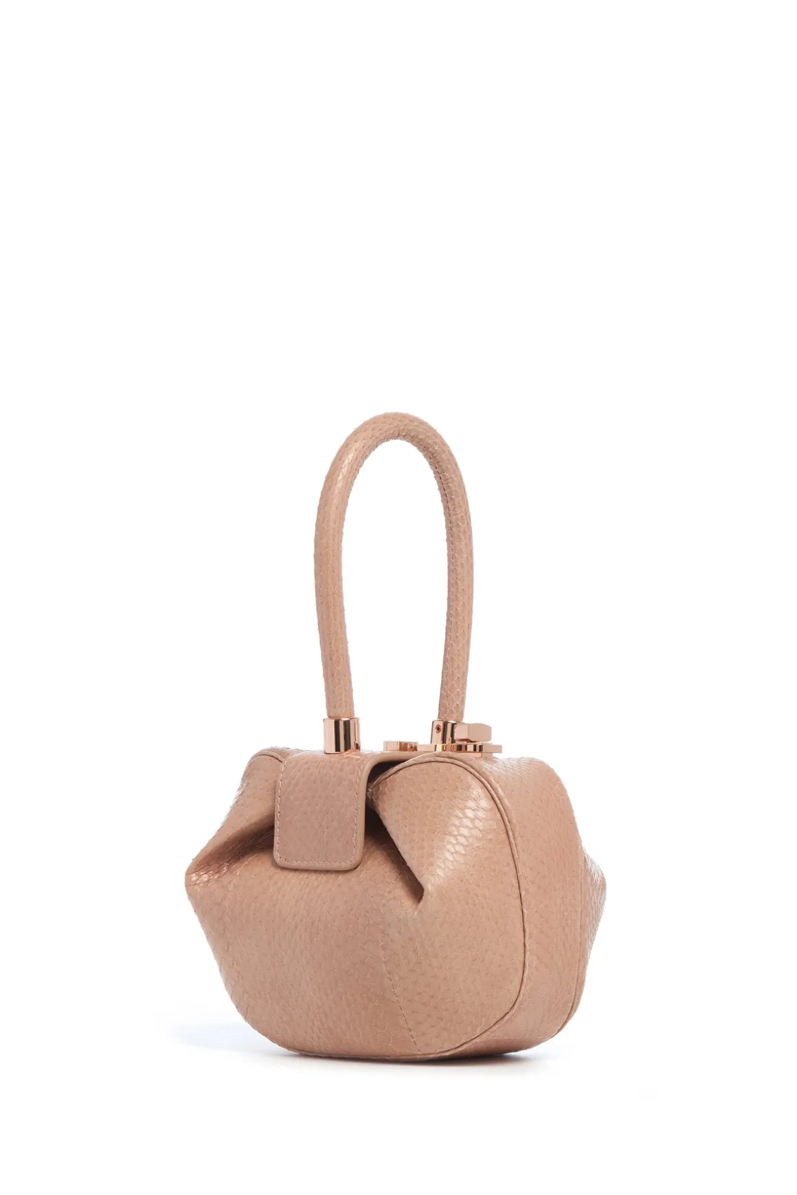 Demi Bag in Nude Snakeskin