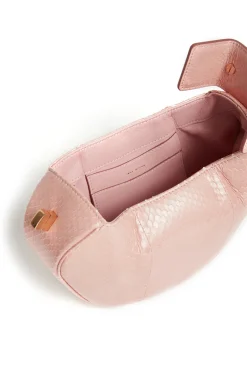 Demi Bag in Pink Snakeskin