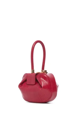 Demi Bag in Red Snakeskin