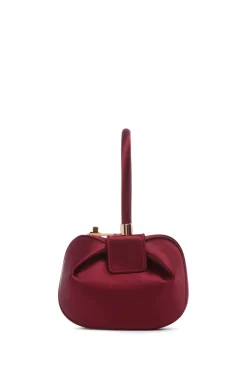 Demi Bag in Ruby Satin
