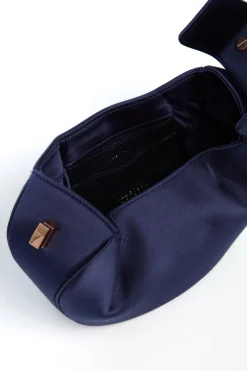 Demi Bag in Sapphire Satin