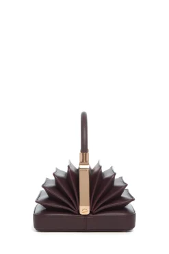 Diana Bag in Bordeaux Nappa Leather