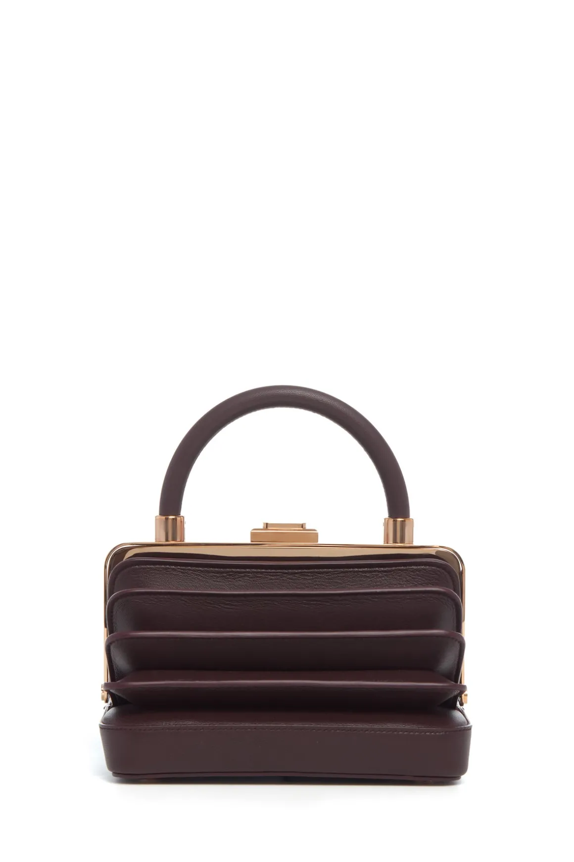 Diana Bag in Bordeaux Nappa Leather