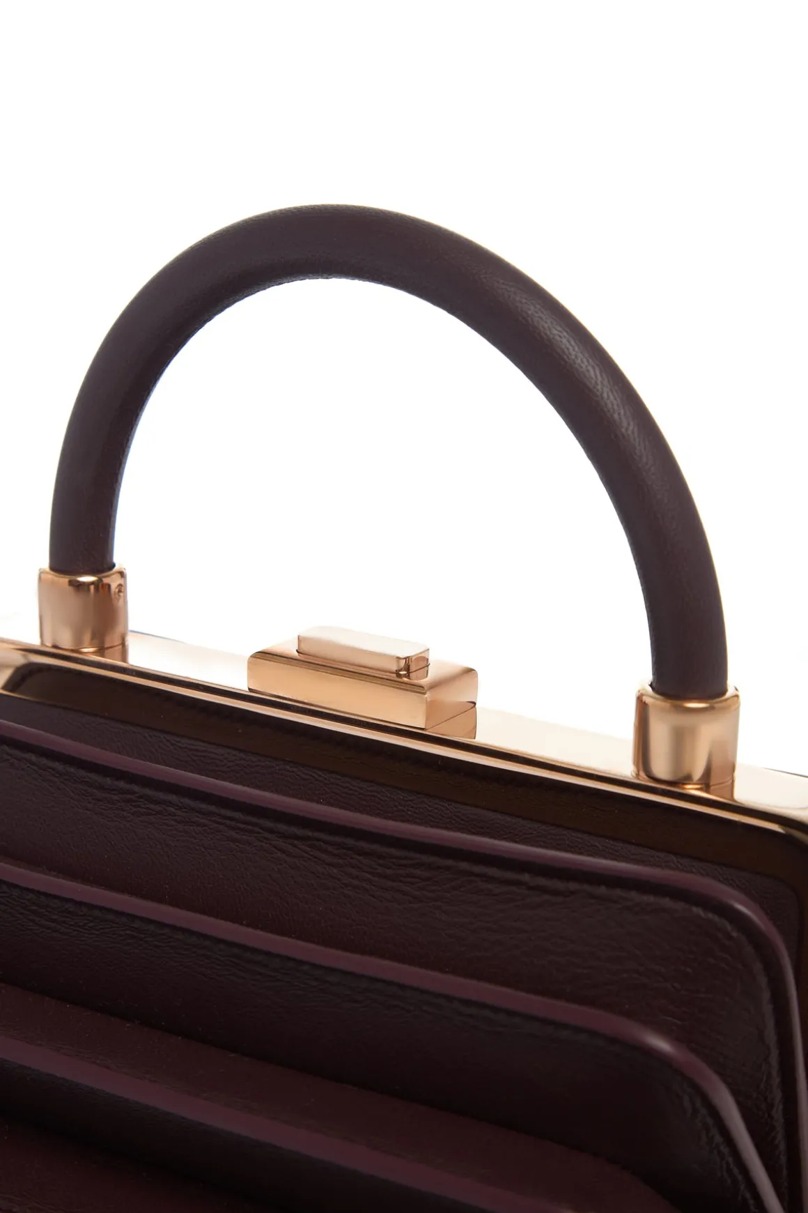 Diana Bag in Bordeaux Nappa Leather