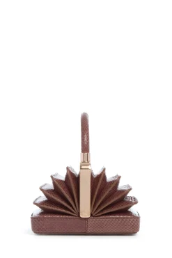 Diana Bag in Chocolate Snakeskin