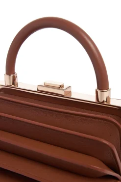Diana Bag in Cognac Nappa Leather