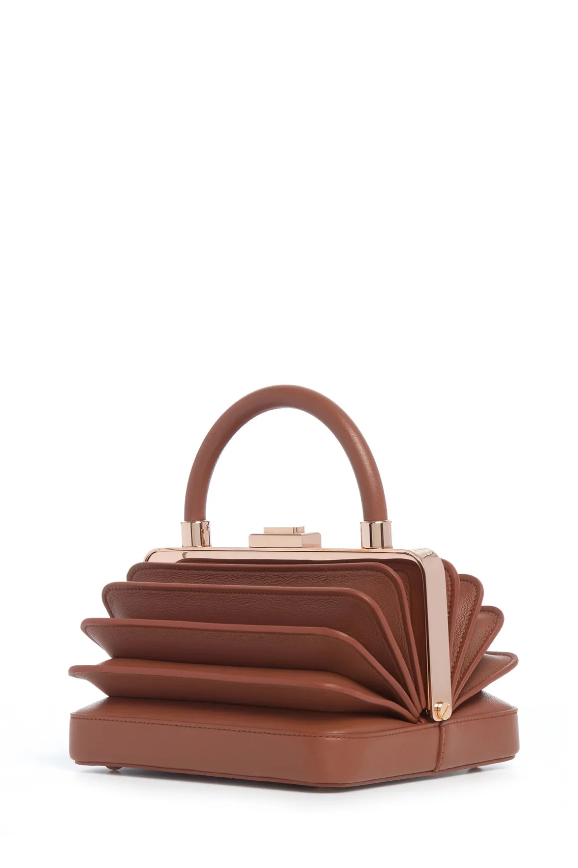 Diana Bag in Cognac Nappa Leather