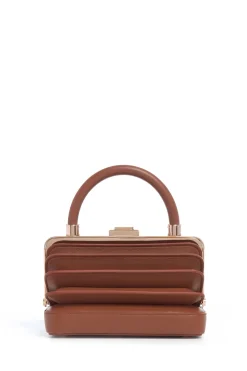 Diana Bag in Cognac Nappa Leather