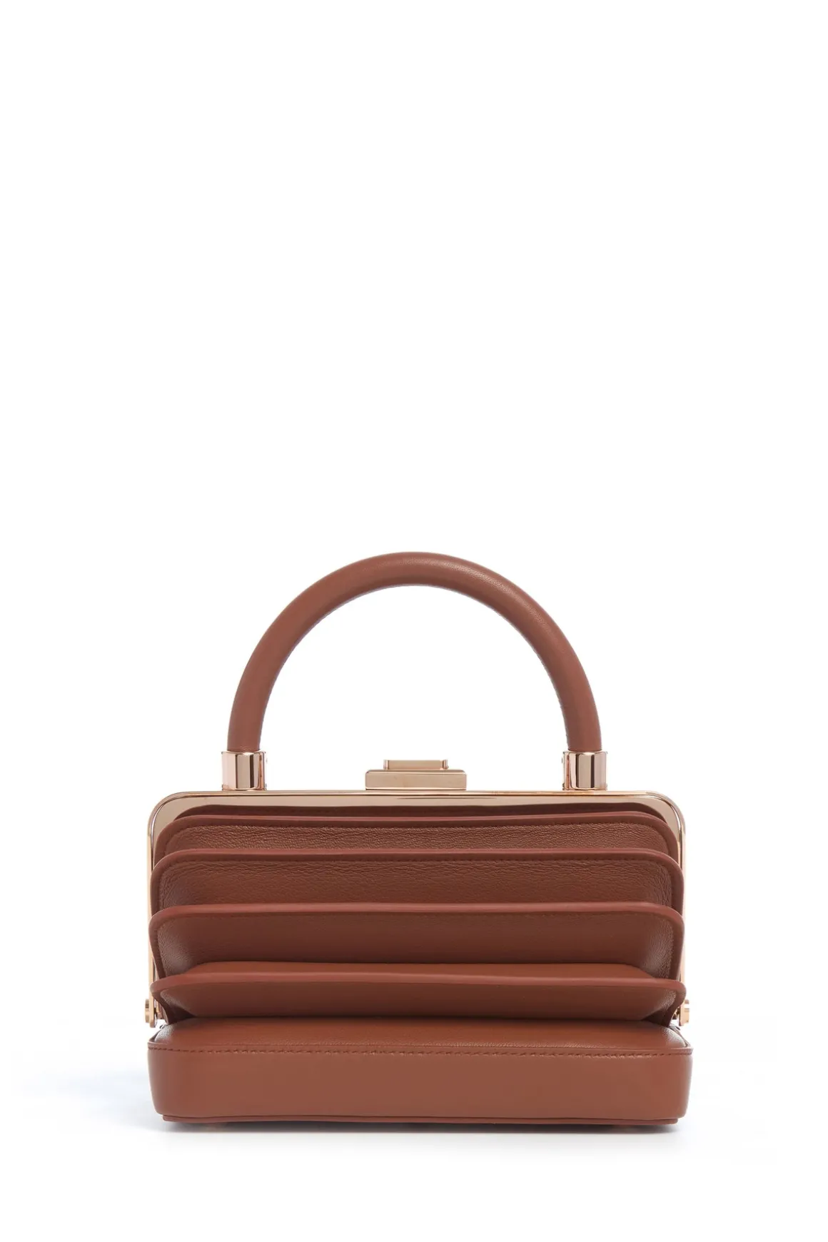 Diana Bag in Cognac Nappa Leather