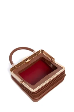 Diana Bag in Cognac Nappa Leather