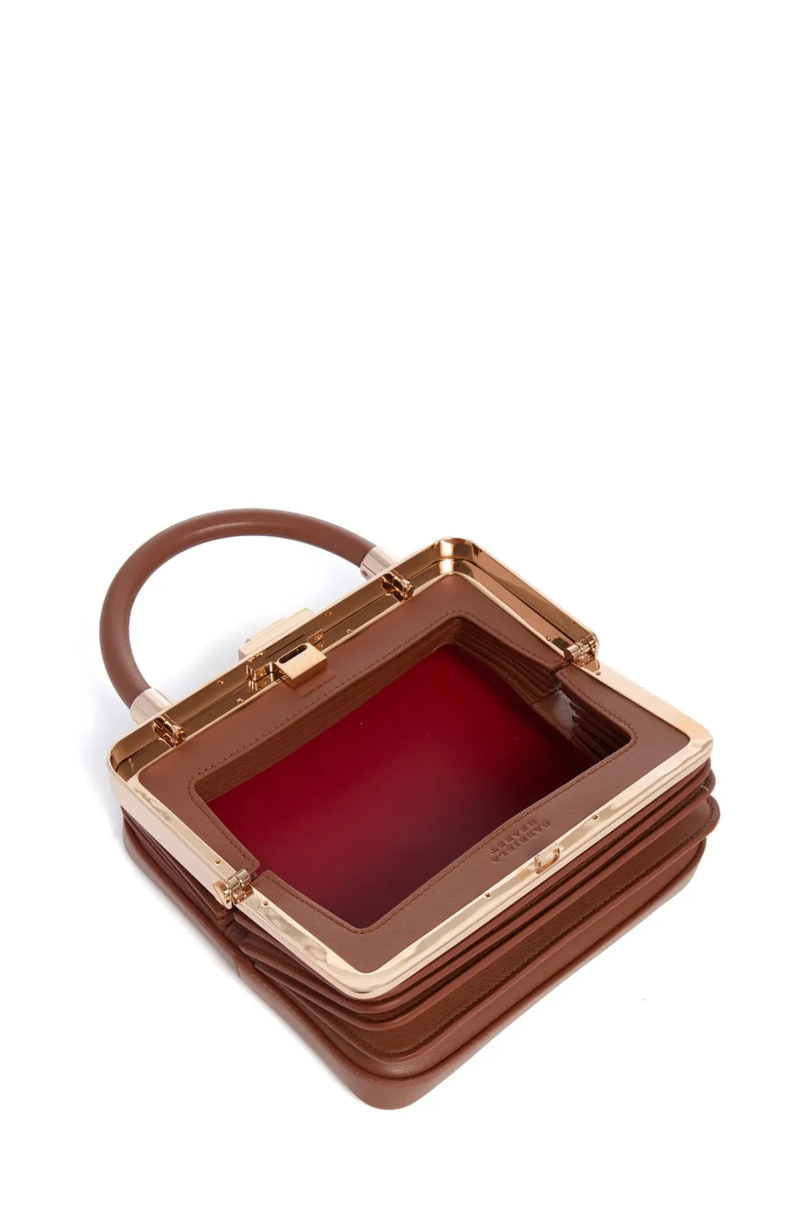 Diana Bag in Cognac Nappa Leather
