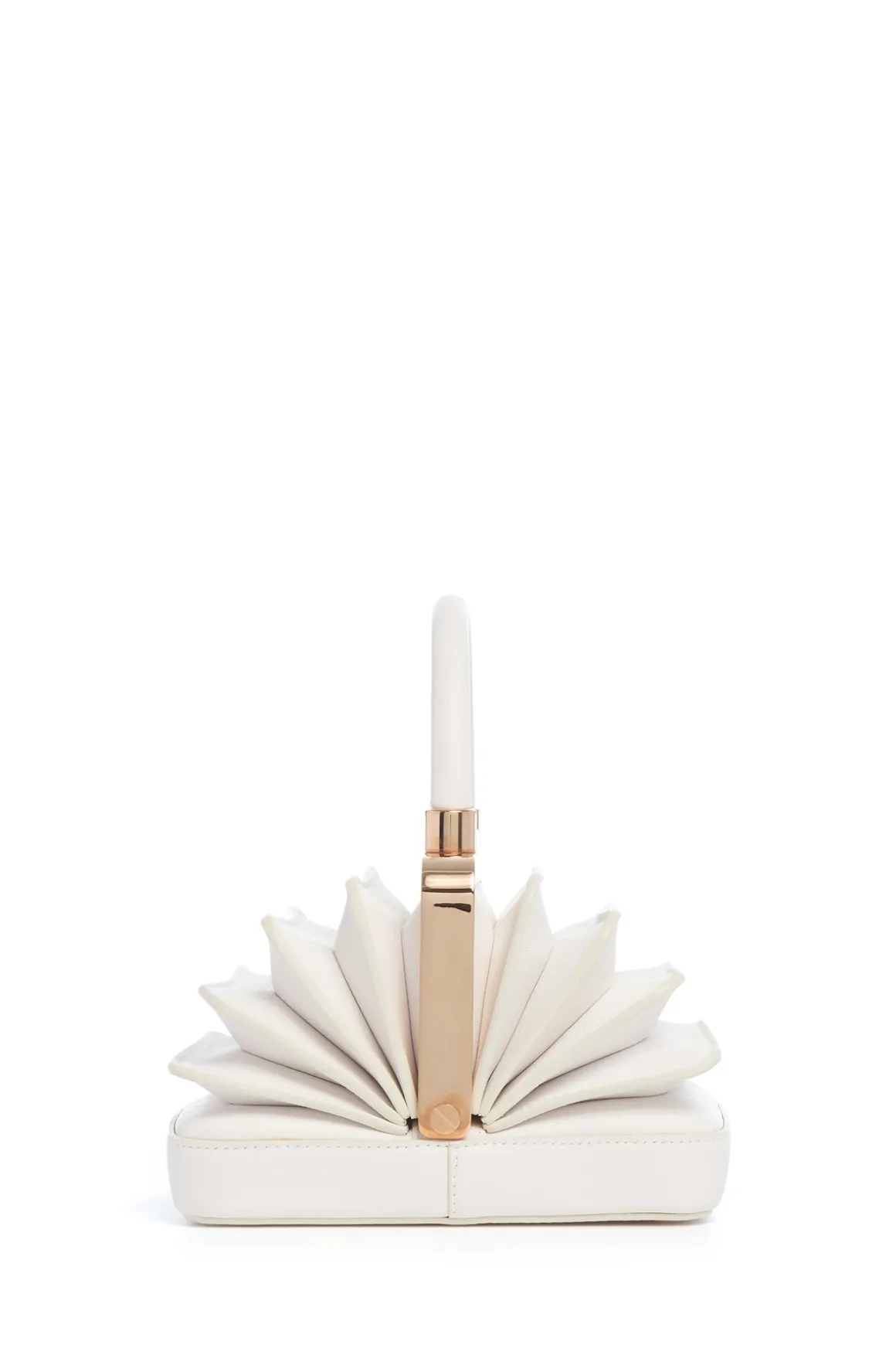 Diana Bag in Ivory Nappa Leather