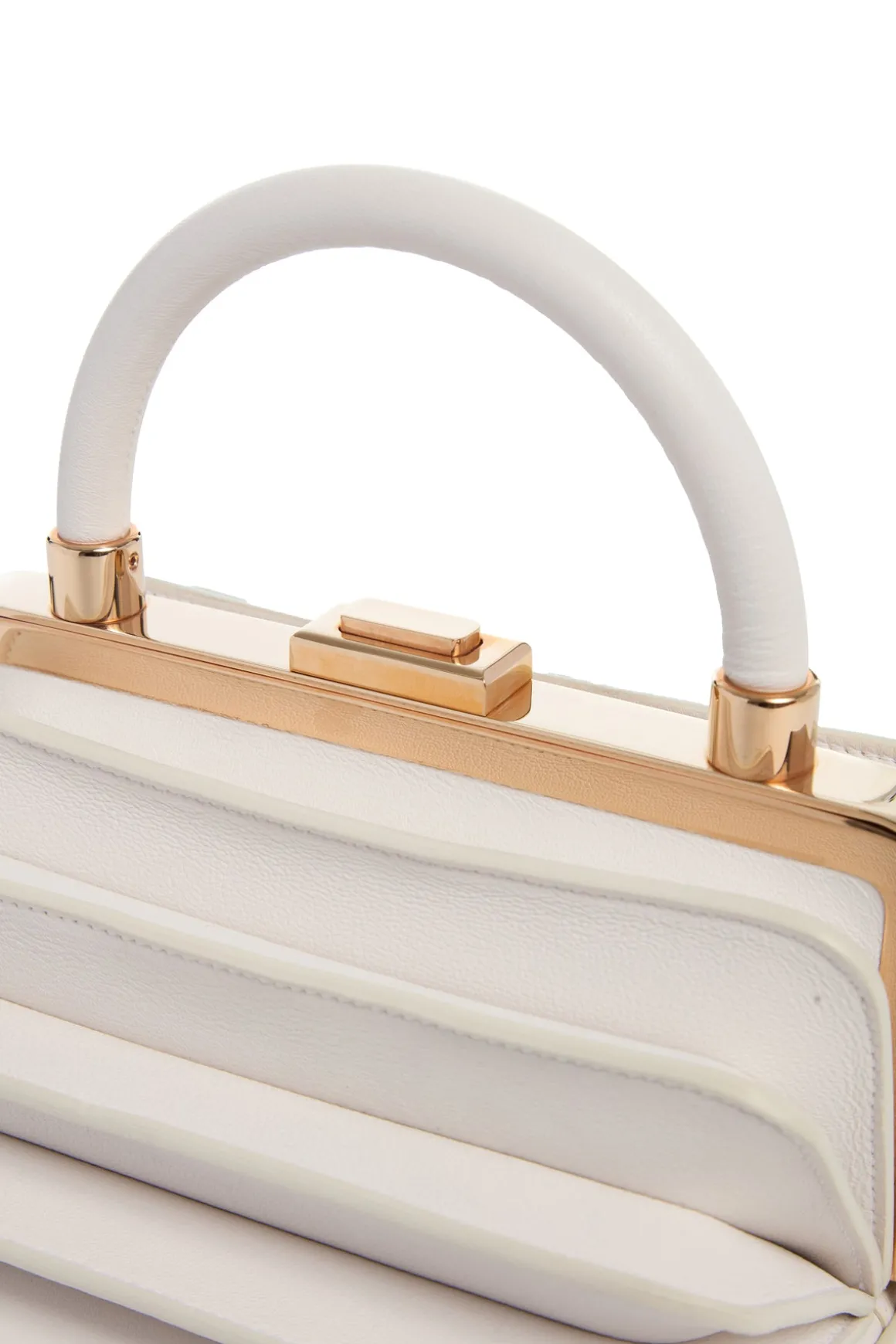 Diana Bag in Ivory Nappa Leather