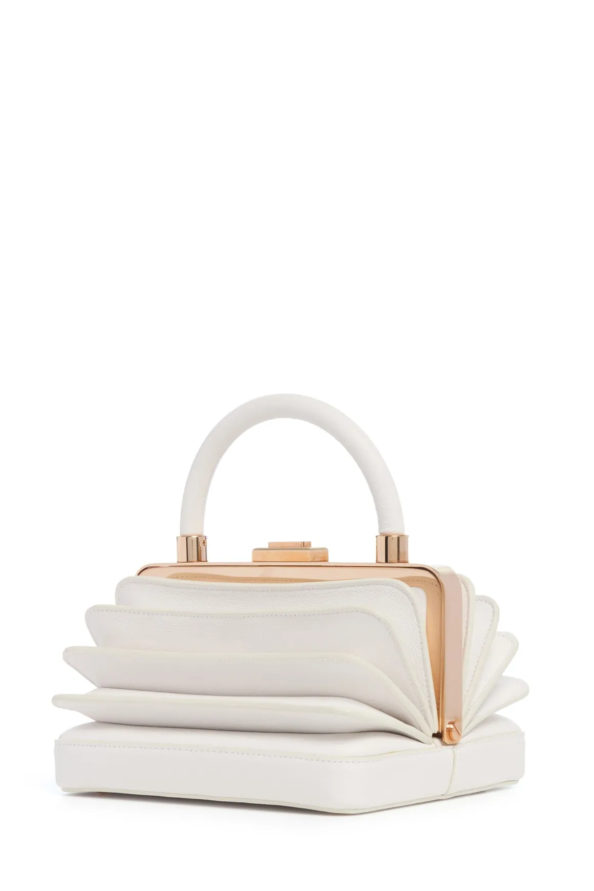 Diana Bag in Ivory Nappa Leather