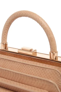 Diana Bag in Nude Snakeskin