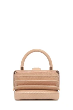 Diana Bag in Nude Snakeskin