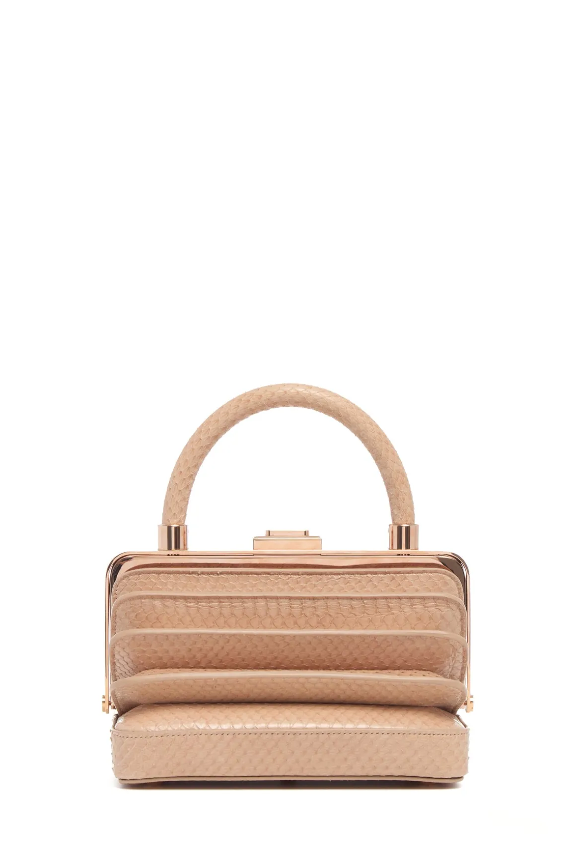 Diana Bag in Nude Snakeskin