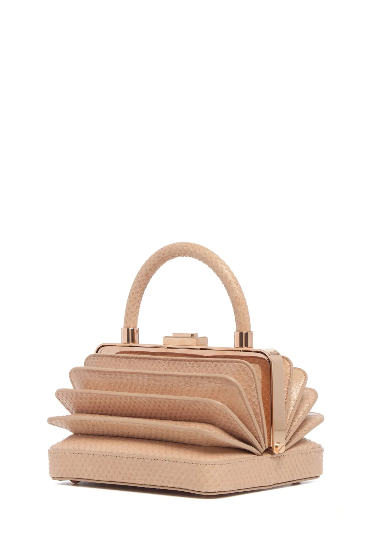 Diana Bag in Nude Snakeskin