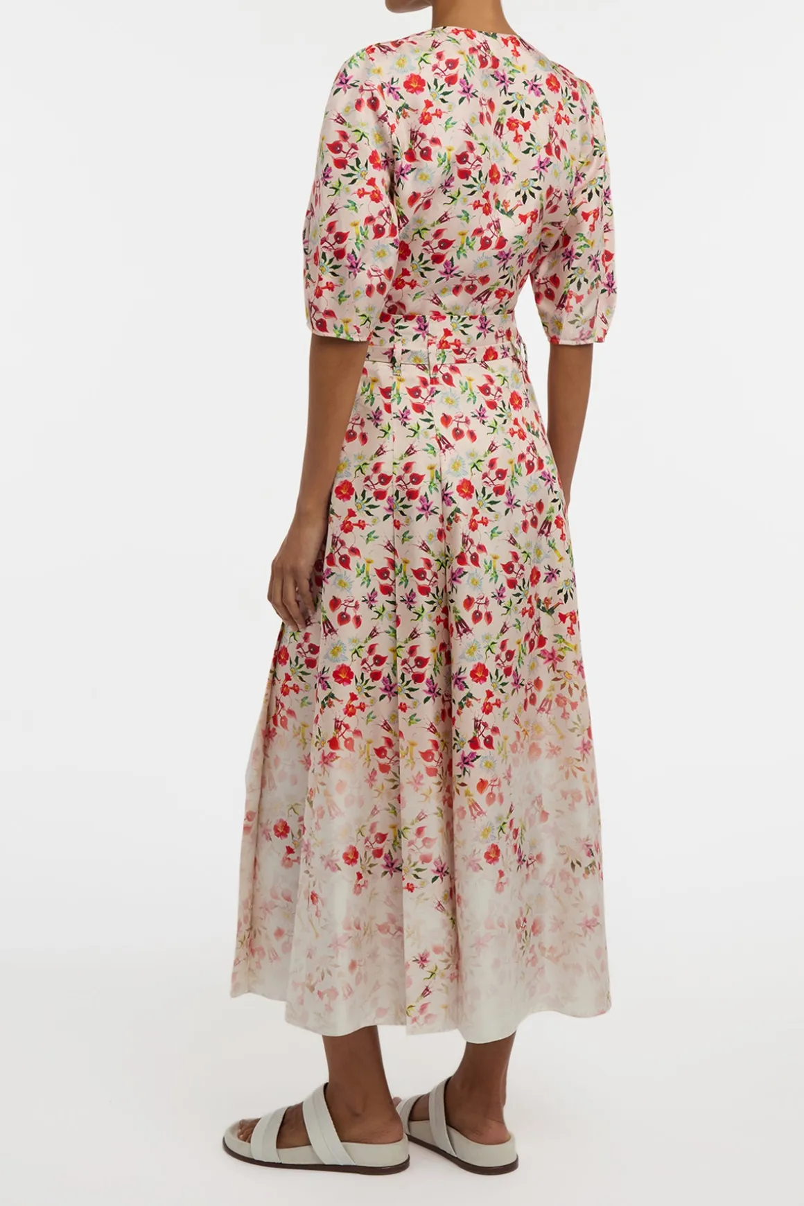 Edify Top in Uruguayan Flowers Printed Silk