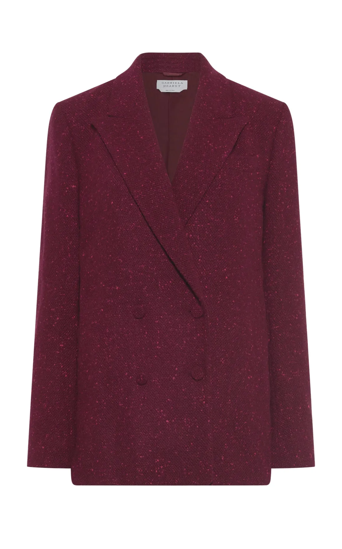 Elliot Blazer in Bordeaux Speckled Cashmere