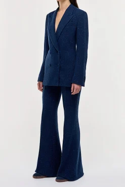 Elliot Blazer in Electric Navy Speckled Cashmere