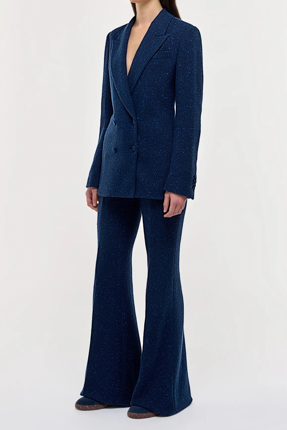 Elliot Blazer in Electric Navy Speckled Cashmere