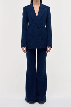 Elliot Blazer in Electric Navy Speckled Cashmere