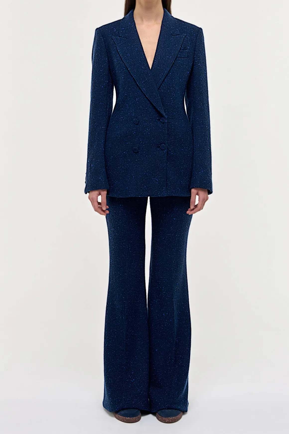Elliot Blazer in Electric Navy Speckled Cashmere