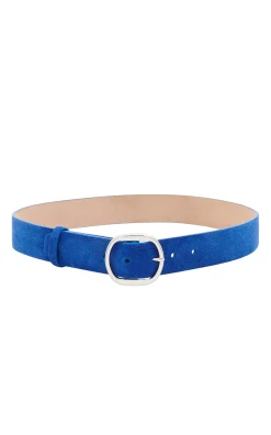 Elster Belt in Cobalt Suede