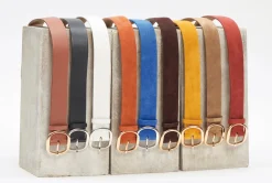 Elster Belt in Cobalt Suede