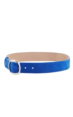 Elster Belt in Cobalt Suede