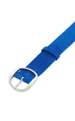 Elster Belt in Cobalt Suede
