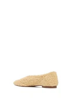 Emperor Flat Shoe in Hay Silk Cashmere Linen