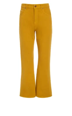 Ezra Bootcut Cropped Jean in Golden Birch Recycled Cotton Denim