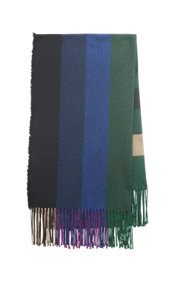 Halo Plaid Blanket in Multi Cashmere